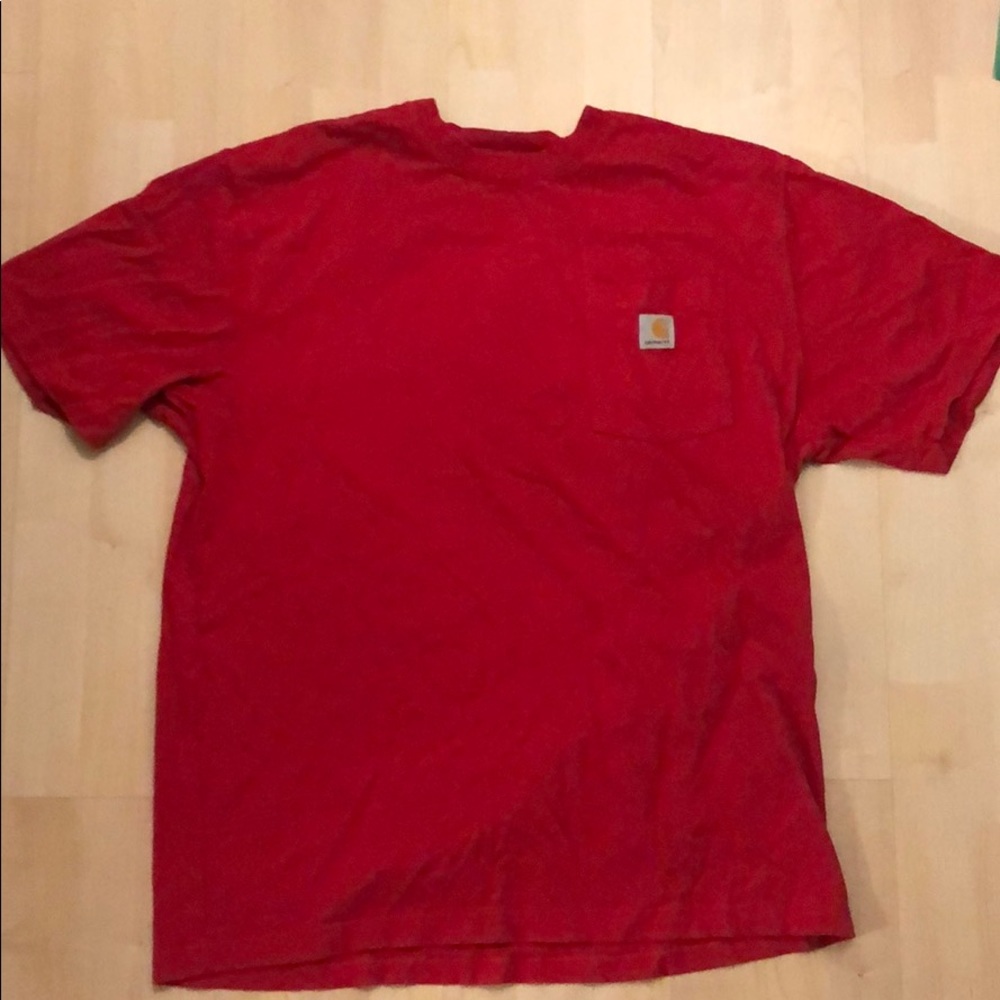Carhartt Red T-Shirt Original Fit Red